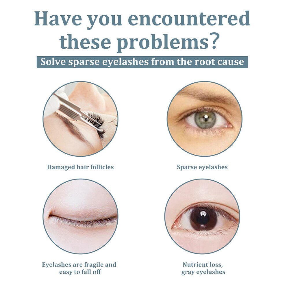 Eyelash Growth Enhancer Serum - Natural Eyelash Serum to Grow Lashes