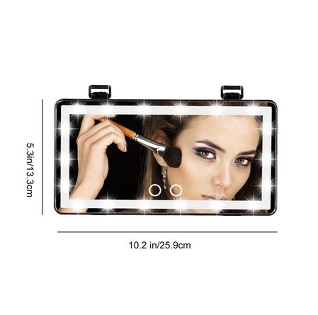LED Car Makeup Mirror
