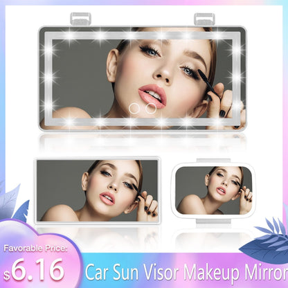 LED Car Makeup Mirror