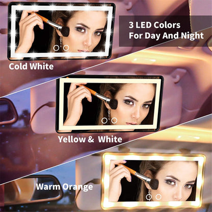 LED Car Makeup Mirror