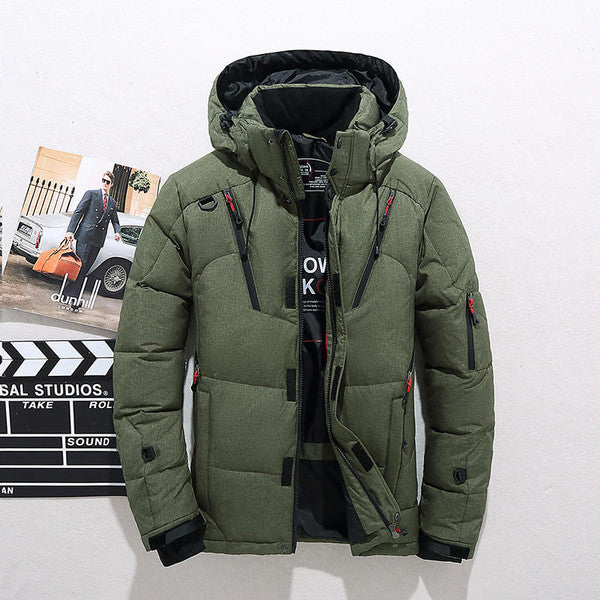 Thermal duck down jacket