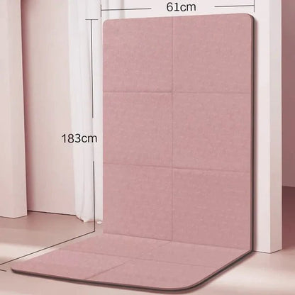 Foldable yoga mat