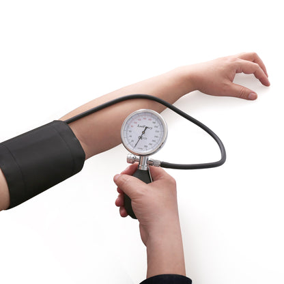 Manual Blood Pressure Monitor Kit – Aneroid Sphygmomanometer with Stethoscope and Multiple Cuff Sizes for All Ages