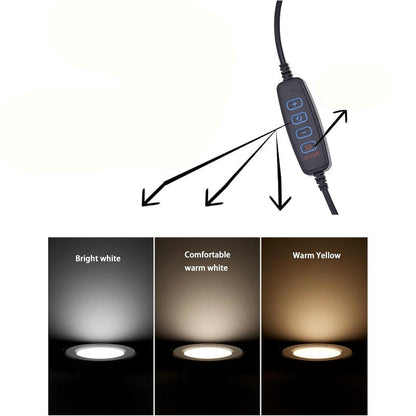 USB-Powered Modern Curved LED Desk Lamp – Futuristic Ambient Lighting with Acrylic Shade, Transparent LED Screen, Perfect for Gaming Rooms, Bedrooms, or Stylish Home Office Desks