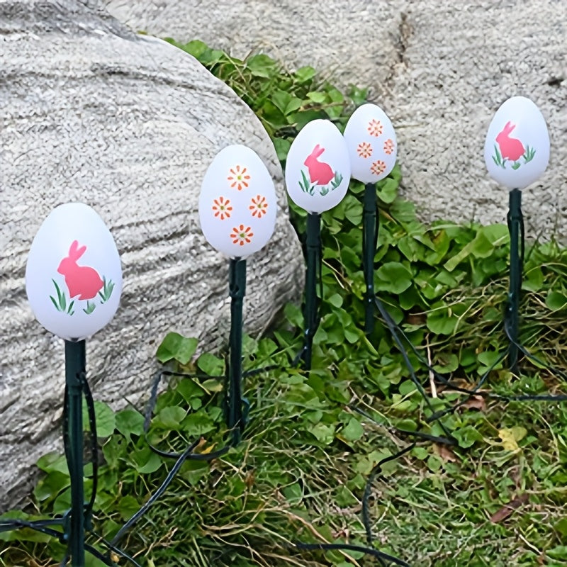 Solar Easter Egg Lights – Brighten Your Yard with Colorful Solar Decor Eggs for a Glowing Springtime Celebration