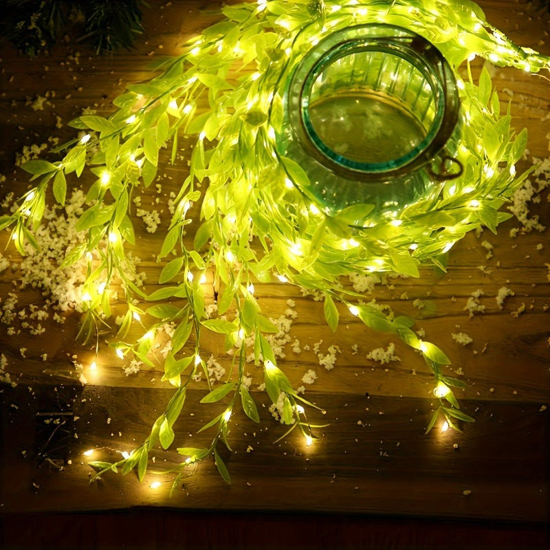 Willow Tree LED Light – USB Powered Fairy String Lamp with 984ft Wire, 8 Lighting Modes for Christmas and Home Decor