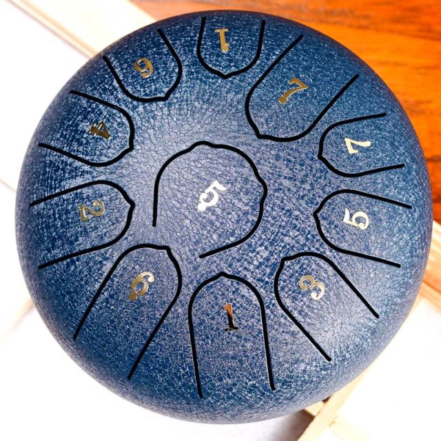 Ethereal Steel Tongue Drum – 11 Tunes of Calm in a 6-Inch Frame