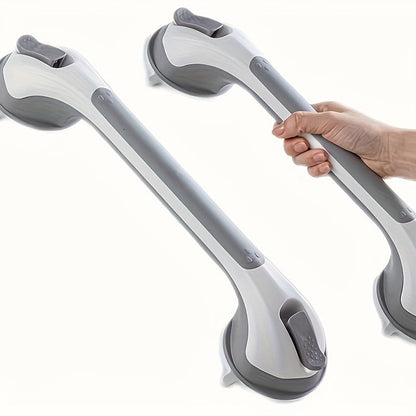Heavy Duty Suction Shower Grab Bars – 2pcs No-Drill Waterproof Handles for Bathtubs & Showers, Safe Support for Seniors and the Elderly