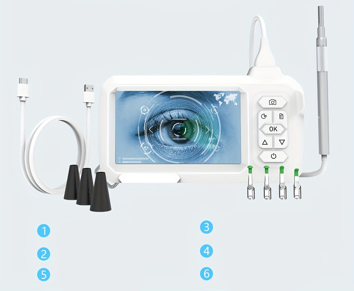 Visual Ear Wax Removal Tool – 4.5mm HD Camera Cleaner with Light for Safe, Precise, and Gentle Ear Cleaning at Home