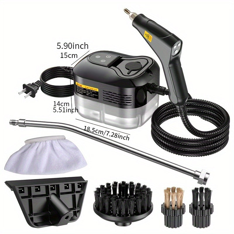 Six Speed Handheld Steam Cleaner – High-Pressure Steamer for Deep Cleaning, Sterilizing Kitchen, Car, Air Conditioner & More
