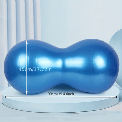 High-Quality Peanut-Shaped Yoga Ball – Stability and Balance Trainer for Fitness, Physical Therapy, Back Massage, and Sensory Training