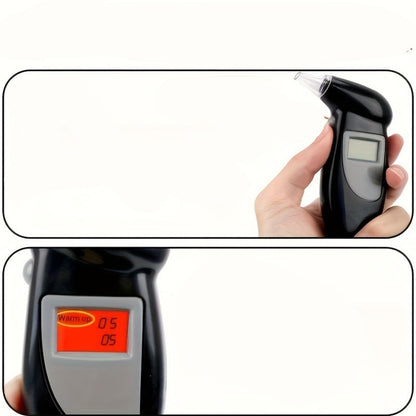 Portable Digital Breathalyzer – Accurate Blood Alcohol Content Tester with LCD Display, Battery-Powered BAC Detector for Home & Personal Testing
