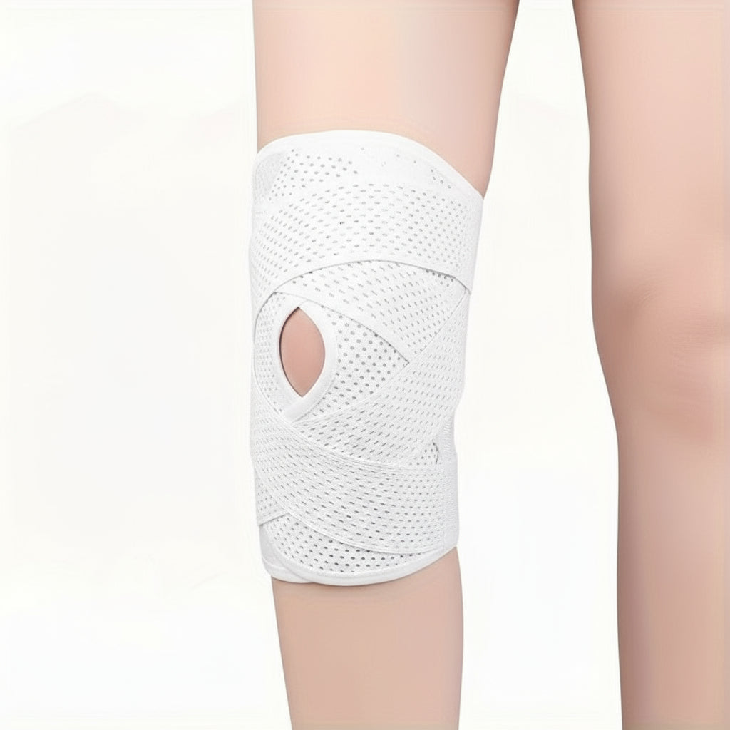 Menics Adjustable Knee Brace – Stabilized Support for Injury Recovery & Pain Relief with Durable Stretch Fabric