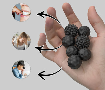 Silicone Magnetic Balls Set – Portable Sensory Fidget Toys for Adults with Fun Textures, Compact Travel Stress Relief Easter Gift
