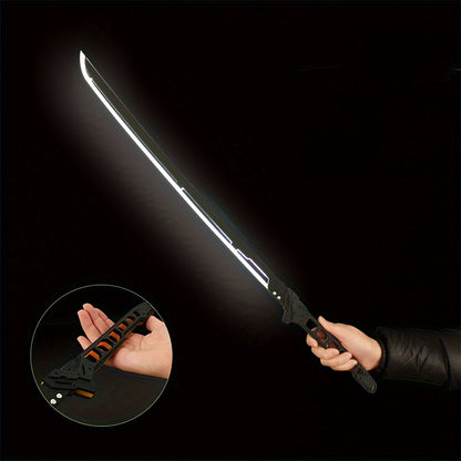 Cyberpunk LED Katana – Light-Up Samurai Sword Replica for Futuristic Cosplay, Combat Roleplay, and Sci-Fi Costume Accessory Displays