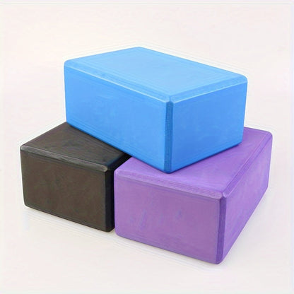 Solid Color High-Density Yoga Blocks – 2pcs Non-Slip Bricks Ideal for Stretching, Leg Workouts, Body Sculpting, and Daily Balance Training
