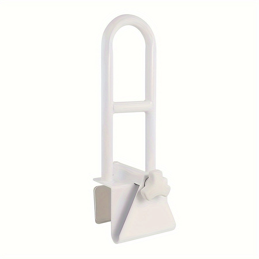 No-Drill Safety Bathtub Handrail – Handle for Seniors, Anti-Slip Bathroom Support Bar for Safe Entry and Exit, Plastic Alloy