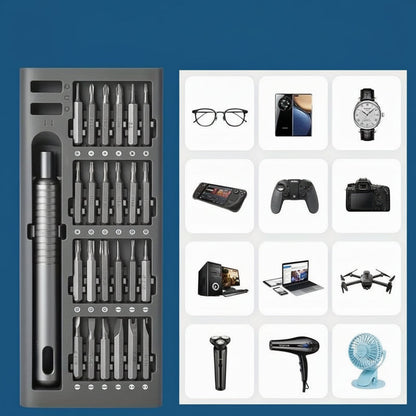 Precision Repair Toolkit – 24-in-1 Professional Screwdriver Set for Smartphones, Tablets & Electronics Maintenance
