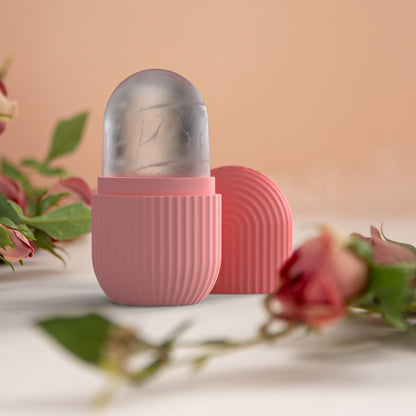 Face Lifting Ice Roller Ball Massager - Reusable Facial Roller Silicone Freezer Ice Roller Mold