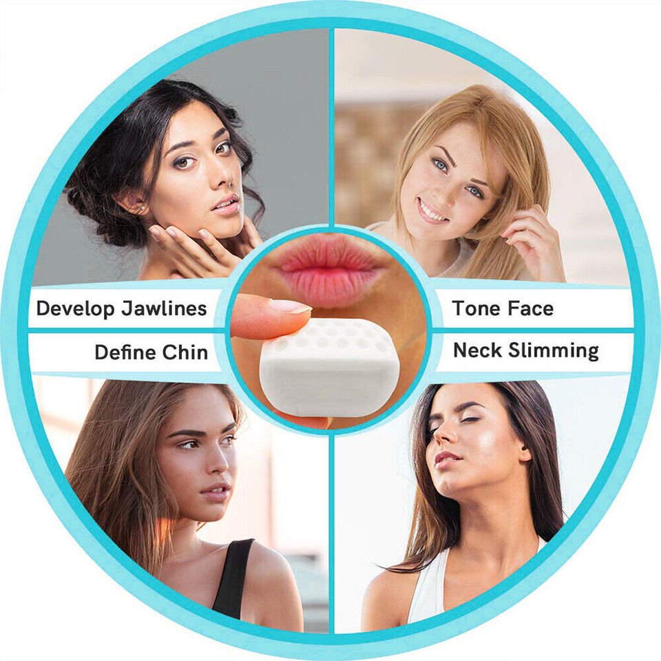 Facial Jaw Exerciser - Jawline Fitness Ball for Exercises Facial Muscles Neck