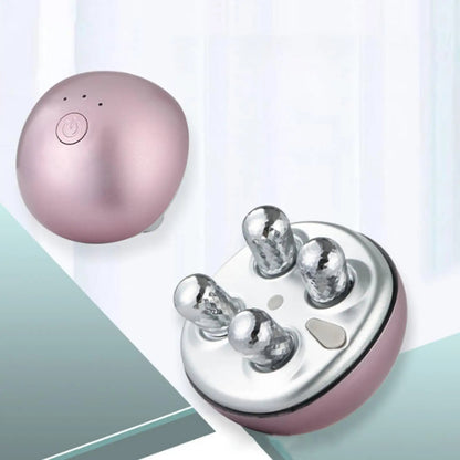 Face Massager with EMS Microcurrent - Handheld 4-Roller Facial Device for Skin Care