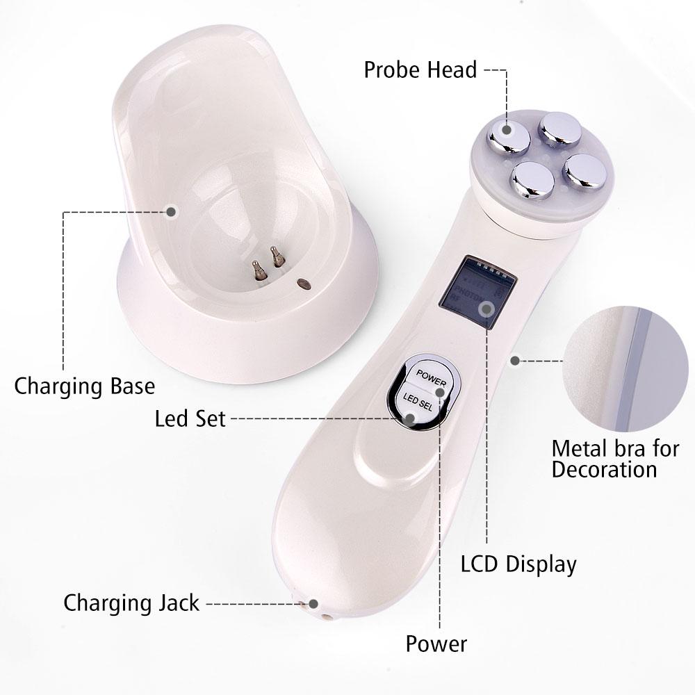 Facial LED Light Skin Rejuvenating Device