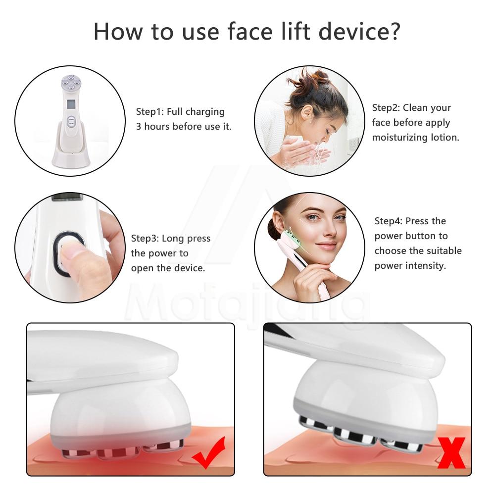 Facial LED Light Skin Rejuvenating Device