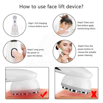 Facial LED Light Skin Rejuvenating Device
