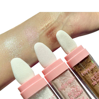 Fairy Dust Highlighter - 3 Color Polvo De Hadas Fairy Highlight Patting Powder