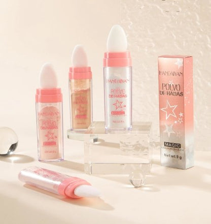 Fairy Dust Highlighter - 3 Color Polvo De Hadas Fairy Highlight Patting Powder