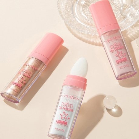 Fairy Dust Highlighter - 3 Color Polvo De Hadas Fairy Highlight Patting Powder