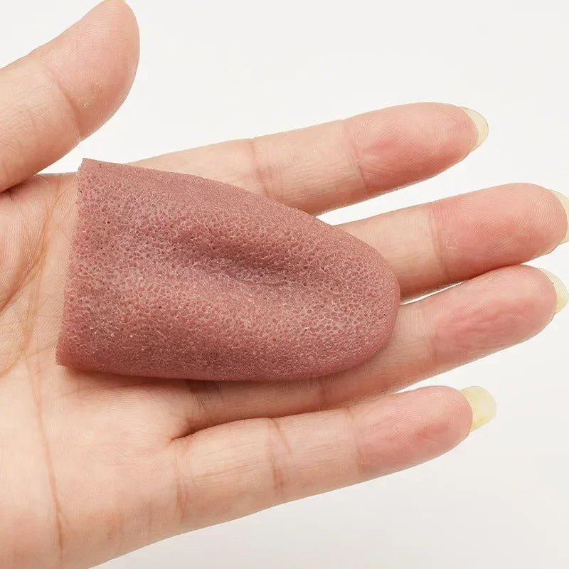 Fake Tongue Magic Trick Joke Prank - Halloween Harmless Realistic Rubber Tongue for Boys & Girls Carnival Halloween Party Decoration