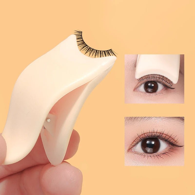 False Lash Applicator – Precision Tweezers, Mascara Aid, and Eyelash Curler for Perfect Makeup