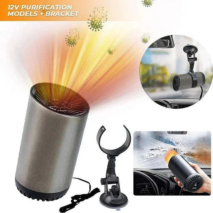 Fast Heating Cup Shape Car Warm Air Blower - Fast Heating & Cooling Adjustable 360 Degree Rotatable Plug and Use for Car, SUV , RV and Truck