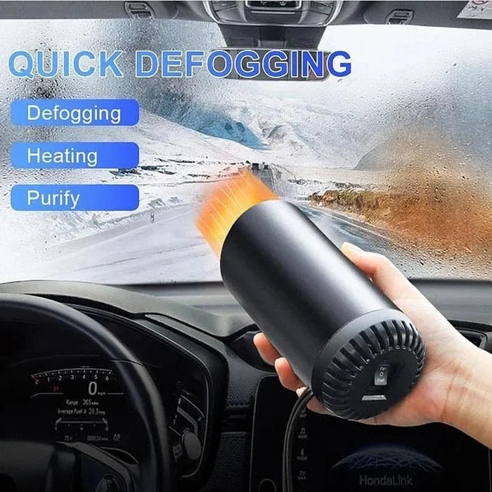 Fast Heating Cup Shape Car Warm Air Blower - Fast Heating & Cooling Adjustable 360 Degree Rotatable Plug and Use for Car, SUV , RV and Truck