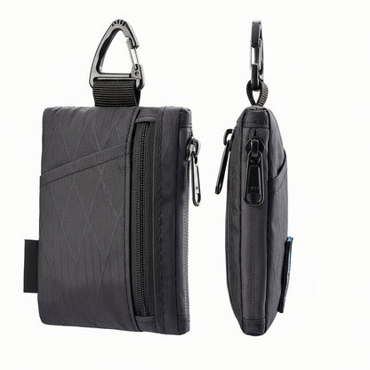 EDC Five Pocket X-PAC Wallet – Compact Quilted Organizer with Zipper, Coin Pouch & Card Slots for Everyday Carry