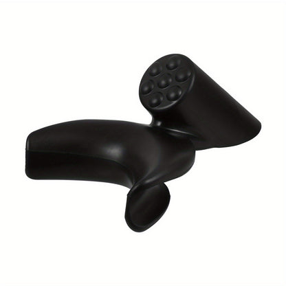 Black Shampoo Neck Rest Cushion – Comfortable PVC Hair Washing Pillow with Ergonomic Support, Ideal for Salons and Home Haircare Stations