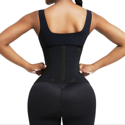 Leopard Print Waist Trainer Belt for Women – Adjustable High Compression Body Shaper for Gym, Fitness, and Daily Slimming