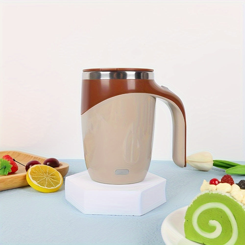 Rechargeable Automatic Magnetic Self-Stirring Mug - Rotating Coffee Mug for Office, School, Gym - Perfect for Stirring Coffee, Chocolate, Milk, Protein Powder, Cocoa, Etc