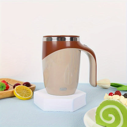 Rechargeable Automatic Magnetic Self-Stirring Mug - Rotating Coffee Mug for Office, School, Gym - Perfect for Stirring Coffee, Chocolate, Milk, Protein Powder, Cocoa, Etc