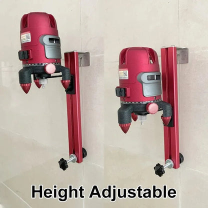 Fine-Tuning Bracket Laser Level Adapter - Stable Laser Mounting Bracket Aluminum Alloy