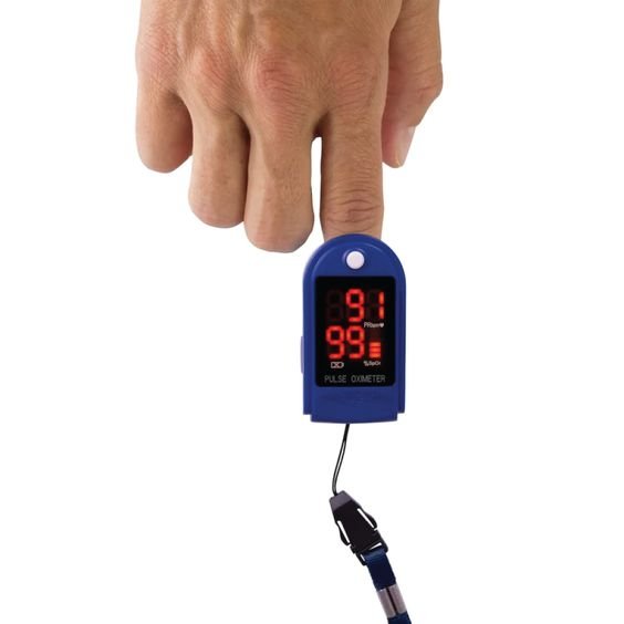 Fingertip Pulse Oximeter -  SpO2 and PR Value Waveform Blood Oxygen