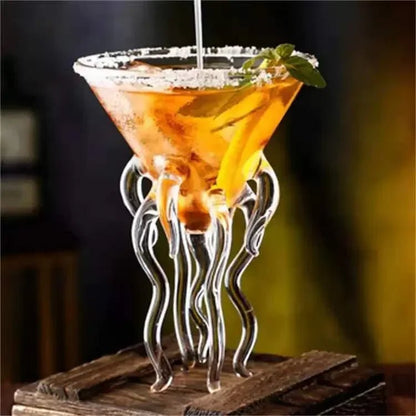 Fish and Animal Shaped Cocktail Glass – Porcupine, Jellyfish, Swan and Bird Goblet for Bold Drinks, Perfect for Bars, Nightclubs, Weddings & Party Toasts