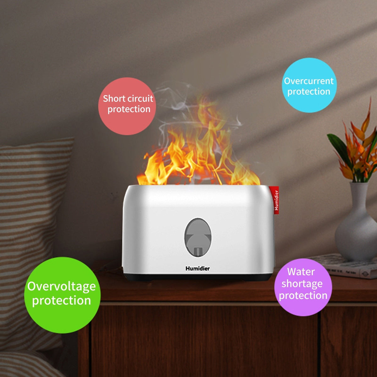 Flame Warm Mist Diffuser Air Humidifier
