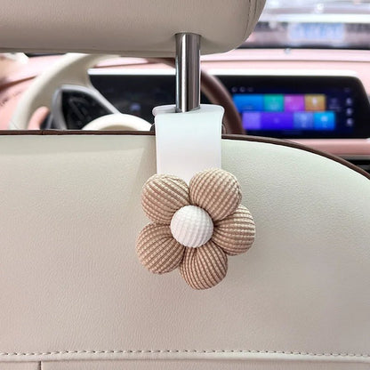 Floral Car Seat Hooks – Chic & Stylish Backseat Accessories for Hanging Bags, Clothes & More