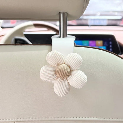 Floral Car Seat Hooks – Chic & Stylish Backseat Accessories for Hanging Bags, Clothes & More
