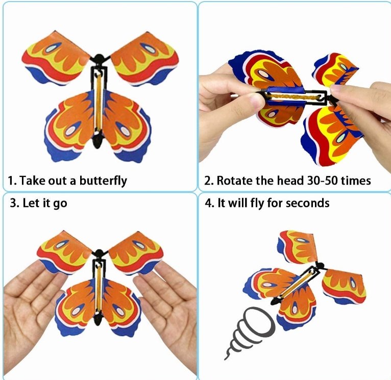 Flying Butterfly Card