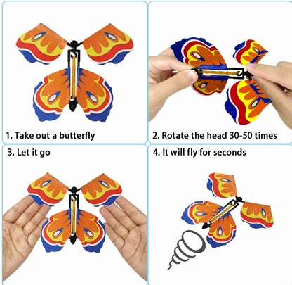 Flying Butterfly Card