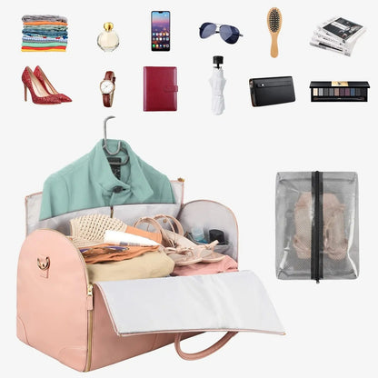 Foldable Clothing Carry-on Garment Bag - Duffle Bag Women's Business Foldable Travel Bag