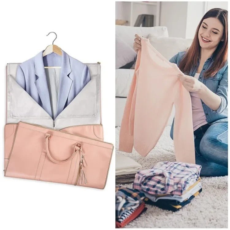Foldable Clothing Carry-on Garment Bag - Duffle Bag Women's Business Foldable Travel Bag